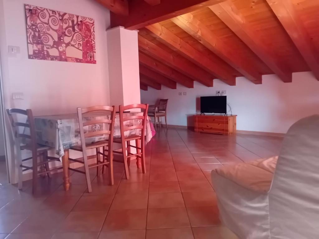 Posezení v ubytování Agriturismo Le Sigalette