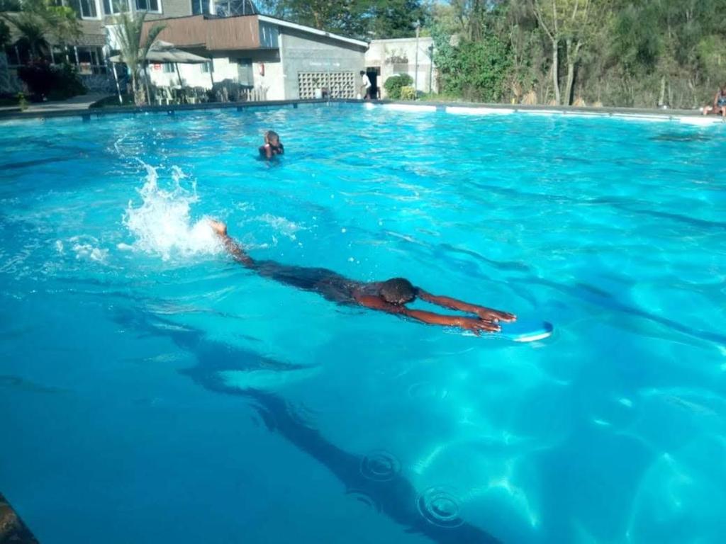 Bazén v ubytování Kivu Resort nebo v jeho okolí