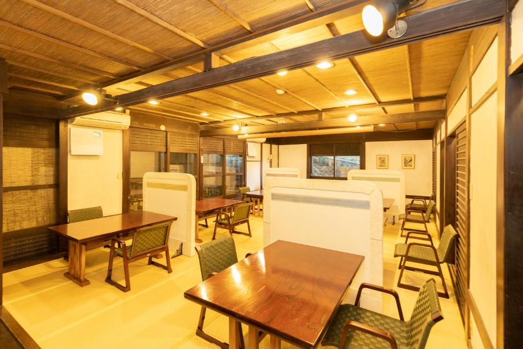 Kuchyň nebo kuchyňský kout v ubytování Ryokan Hiyoshi