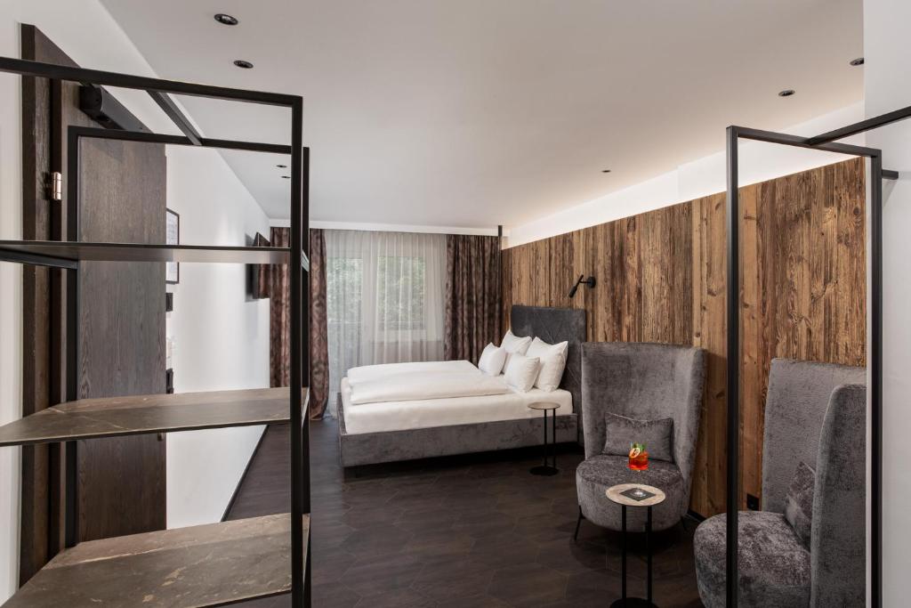 Postel nebo postele na pokoji v ubytování Hotel Gappmaier