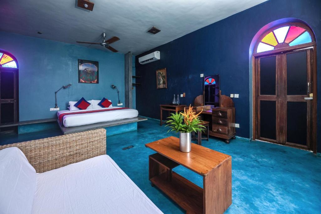Postel nebo postele na pokoji v ubytování The Dune Eco Village and Spa - Pondicherry