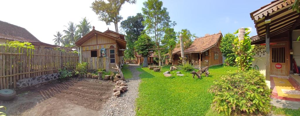 Zahrada ubytování Omah Kepel Yogyakarta