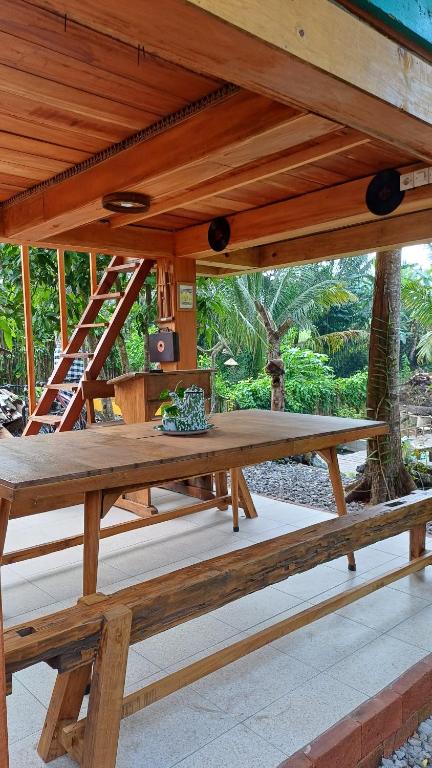 Zahrada ubytování Omah Kepel Yogyakarta
