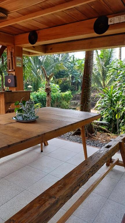 Zahrada ubytování Omah Kepel Yogyakarta