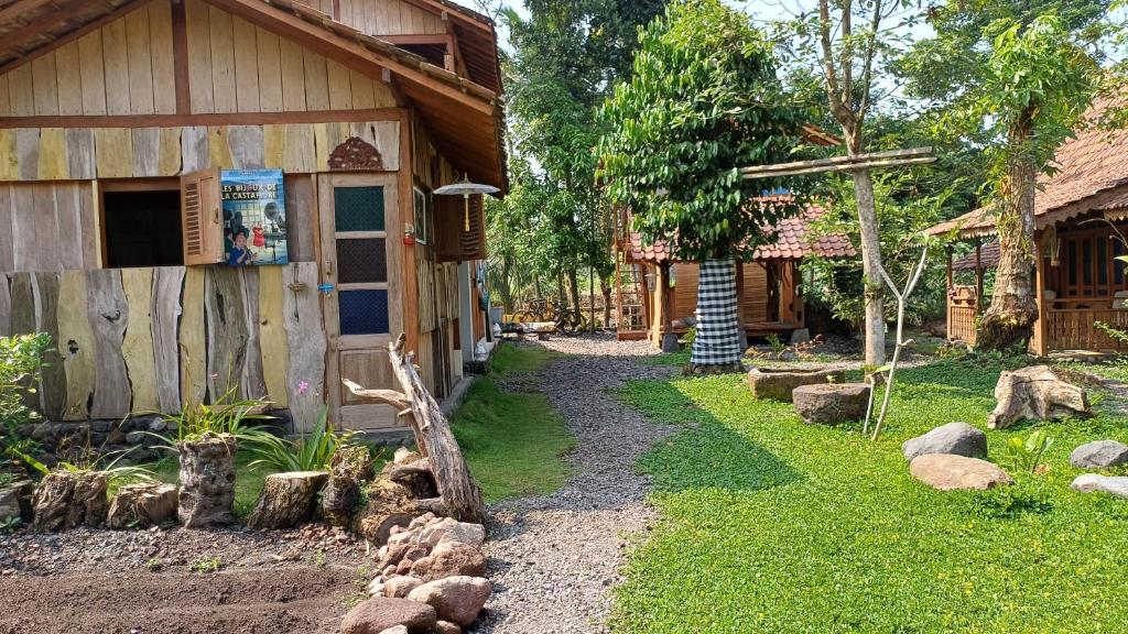 Zahrada ubytování Omah Kepel Yogyakarta