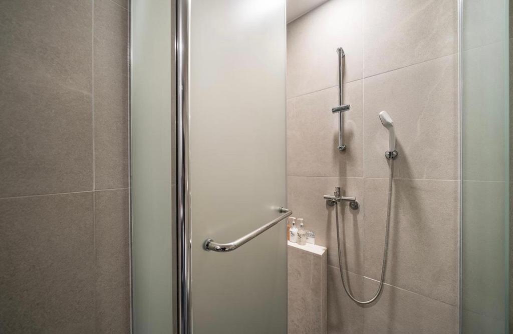 Koupelna v ubytování HOTEL MYEONG JAK