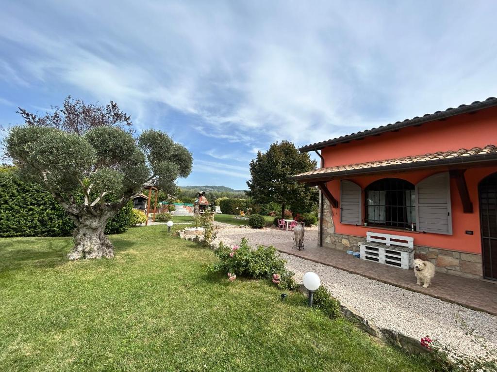 Zahrada ubytování La Perla di Assisi