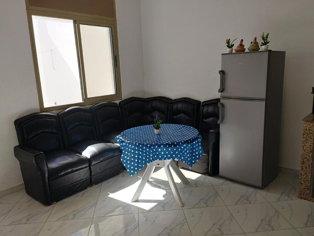 Posezení v ubytování Appartement Hajar