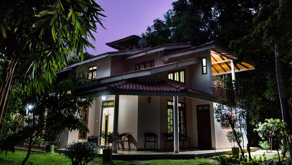 a house in the middle of a forest at Binara Home Stay in Polonnaruwa
