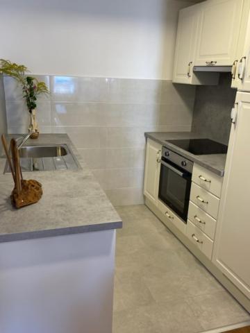 Kuchyň nebo kuchyňský kout v ubytování Apartment Concetta Cres