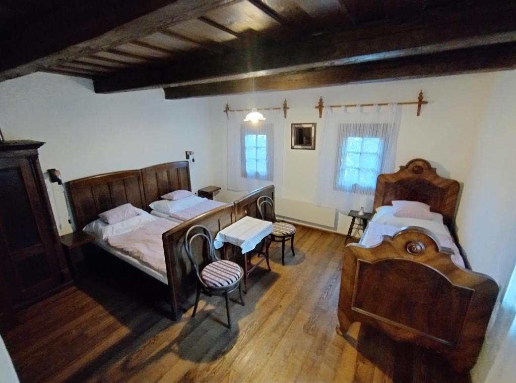 Postel nebo postele na pokoji v ubytování Őrségi Porta