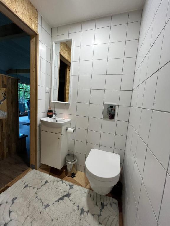 Koupelna v ubytování Oanduaia metsamaja