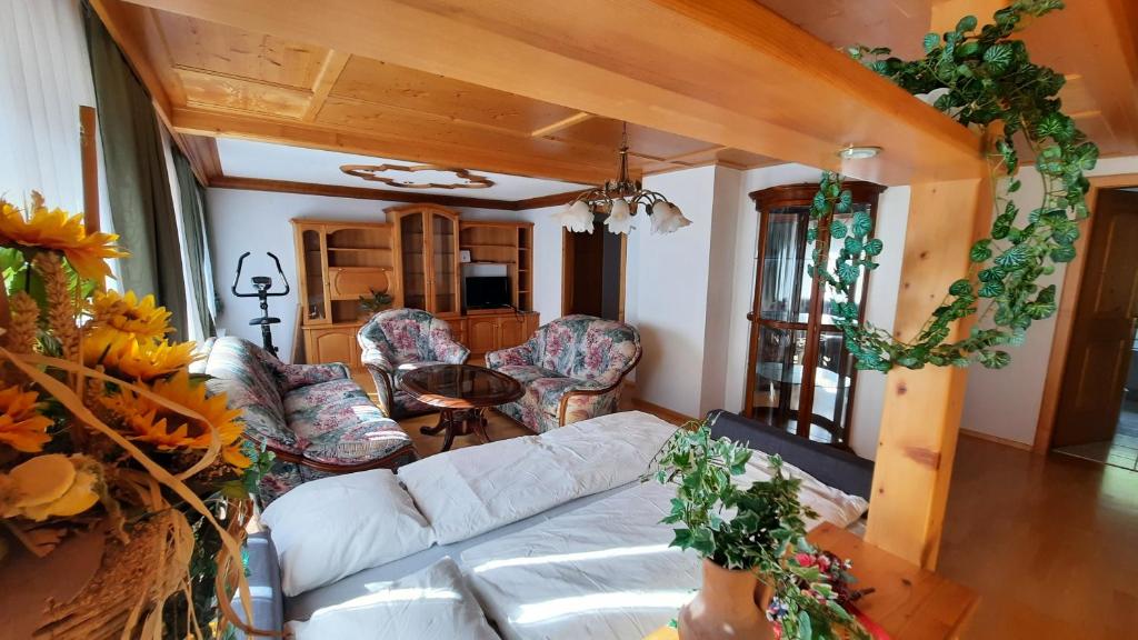Posezení v ubytování Montafon Valley Apartments