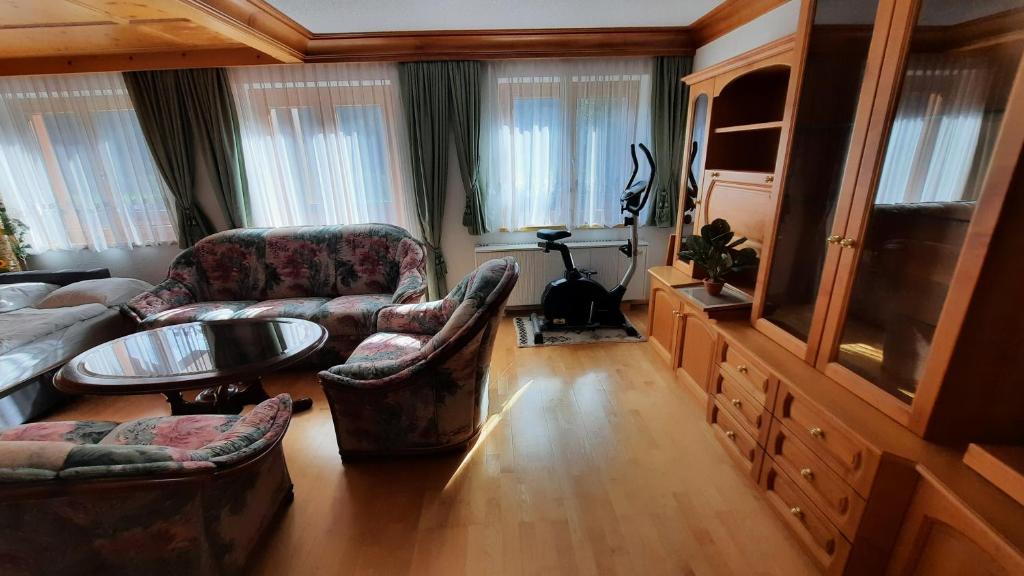 TV a/nebo společenská místnost v ubytování Montafon Valley Apartments