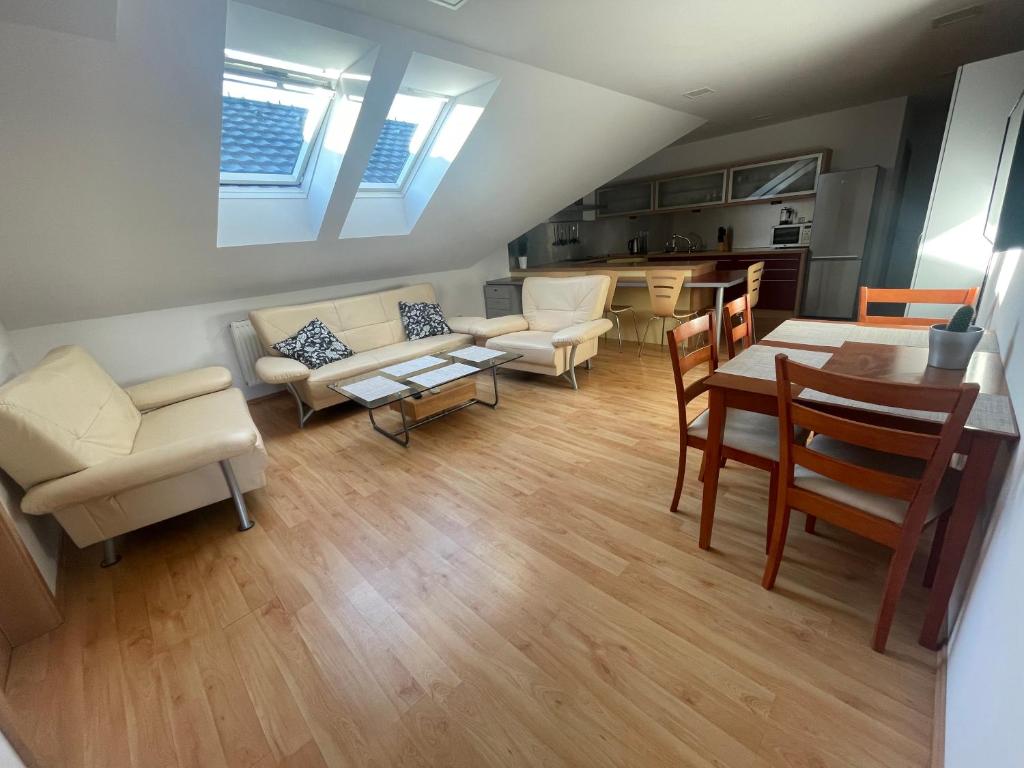 Posezení v ubytování Apartmány Bella Moravia
