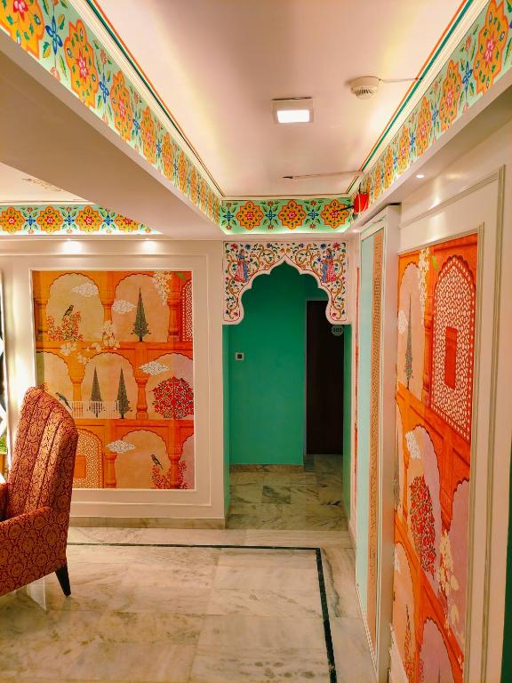 Posezení v ubytování Sarang Palace - A Luxury Boutique Hotel