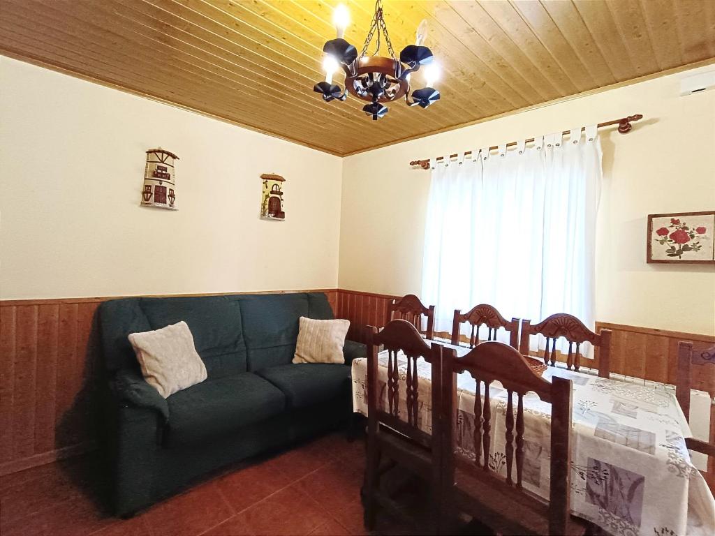 Posezení v ubytování Casa Raspa