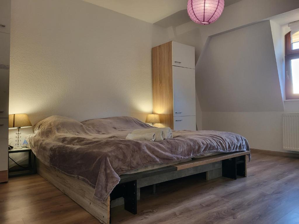 Cama o camas de una habitación en Königliche Residenz