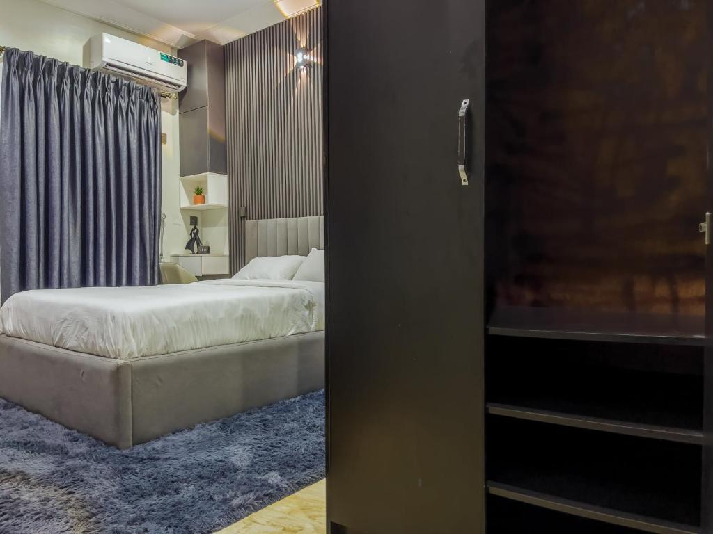 Postel nebo postele na pokoji v ubytování Klaus Residence
