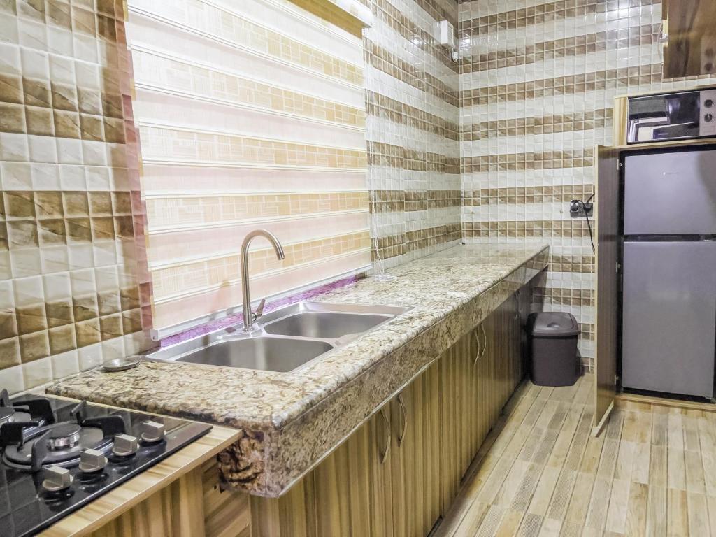 Kuchyň nebo kuchyňský kout v ubytování Klaus Residence