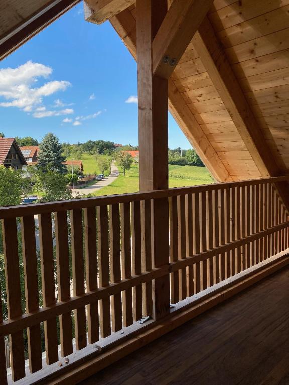 Balkón nebo terasa v ubytování TinyLoft