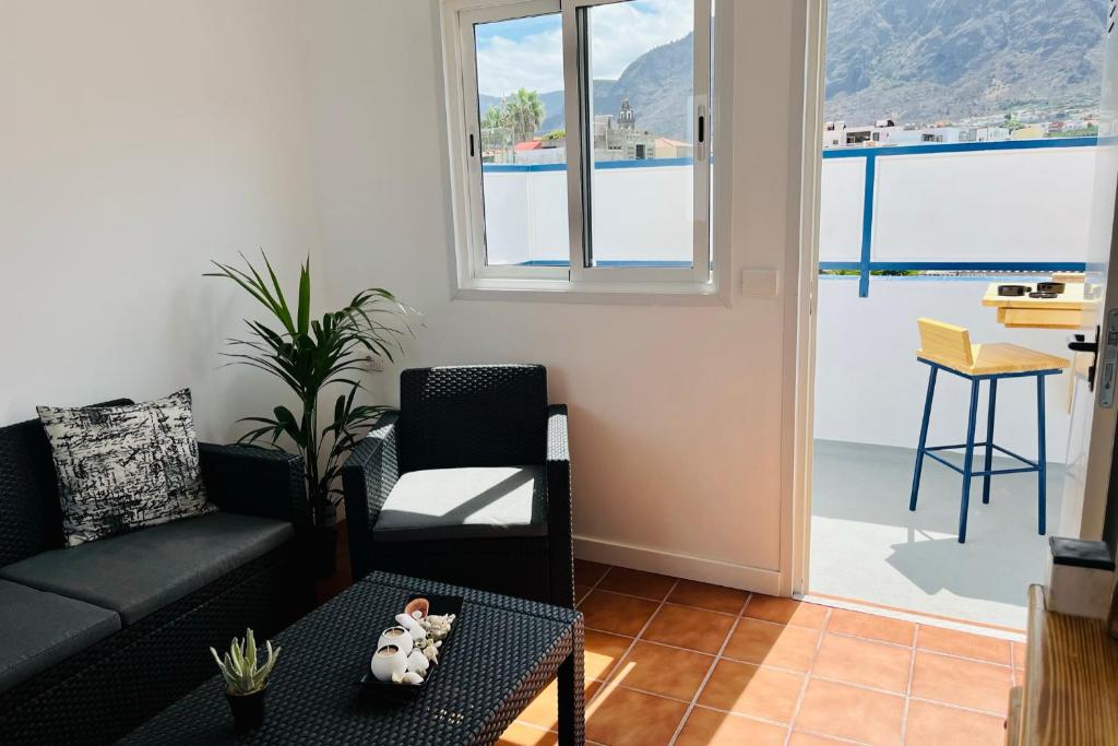 Nespecifikovaný výhled na hory nebo výhled na hory při pohledu z apartmánu