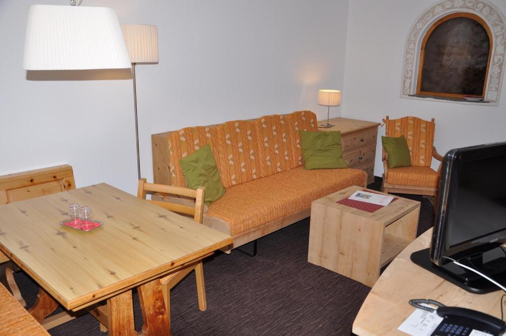 Posezení v ubytování Hotel Seraina