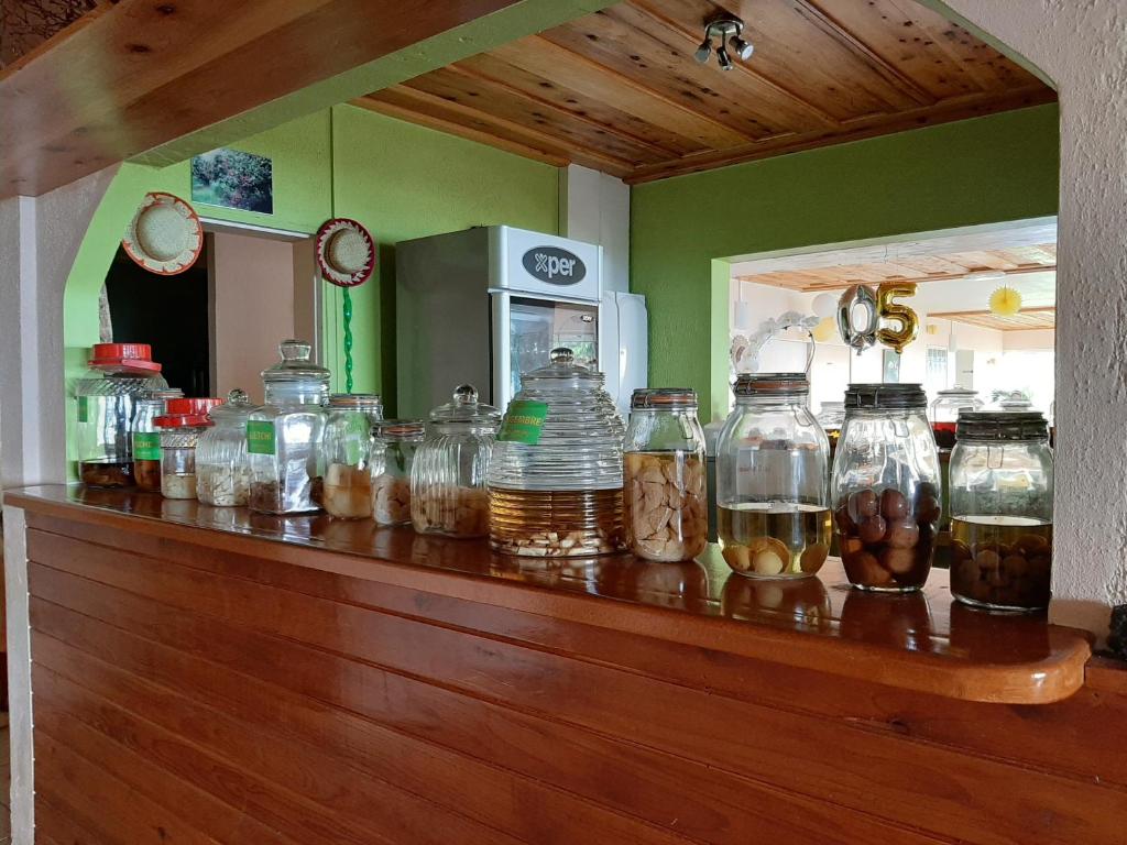 Nápoje v ubytování Ferme auberge le Ti'planteur
