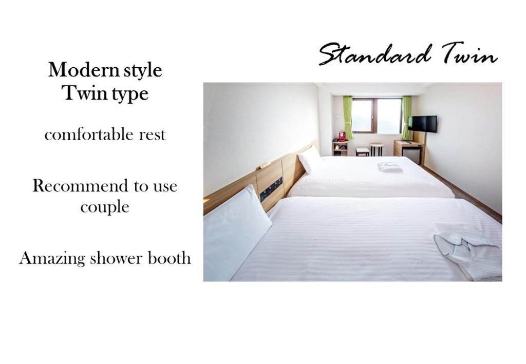 Postel nebo postele na pokoji v ubytování Hotel Meldia Shijo Kawaramachi Annex