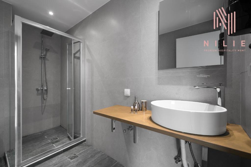 Kúpeľňa v ubytovaní P30, Nilie Hospitality MGMT