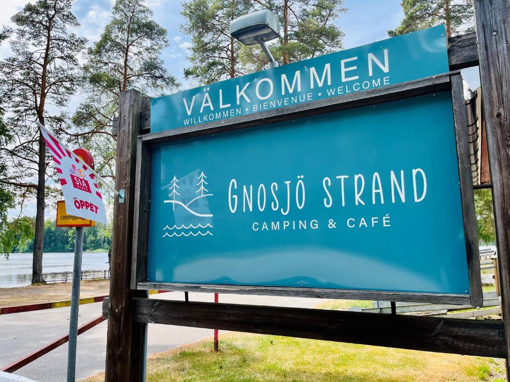 Certifikát, hodnocení, plakát nebo jiný dokument vystavený v ubytování Gnosjö Strand Camping