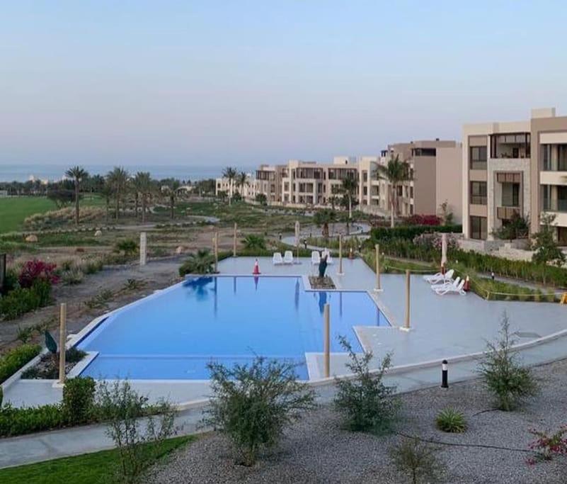 تصویر اتاق‌های The Vibez Studio apartment - Jebel Sifah - تصویر ۲