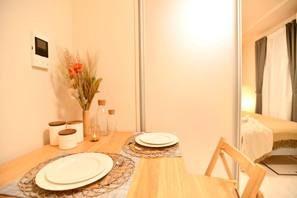 Posezení v ubytování FL Residence Shinjuku II