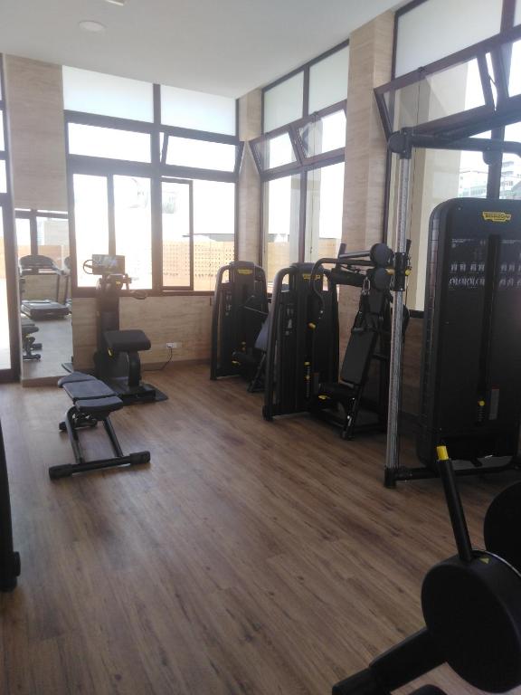 Fitness centrum a/nebo fitness zařízení v ubytování Your Canary Home