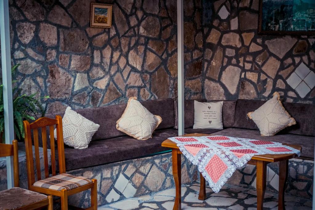 Posezení v ubytování Guesthouse Arber