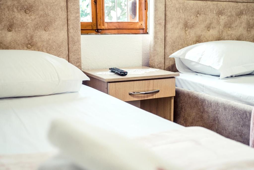 Postel nebo postele na pokoji v ubytování Guesthouse Arber