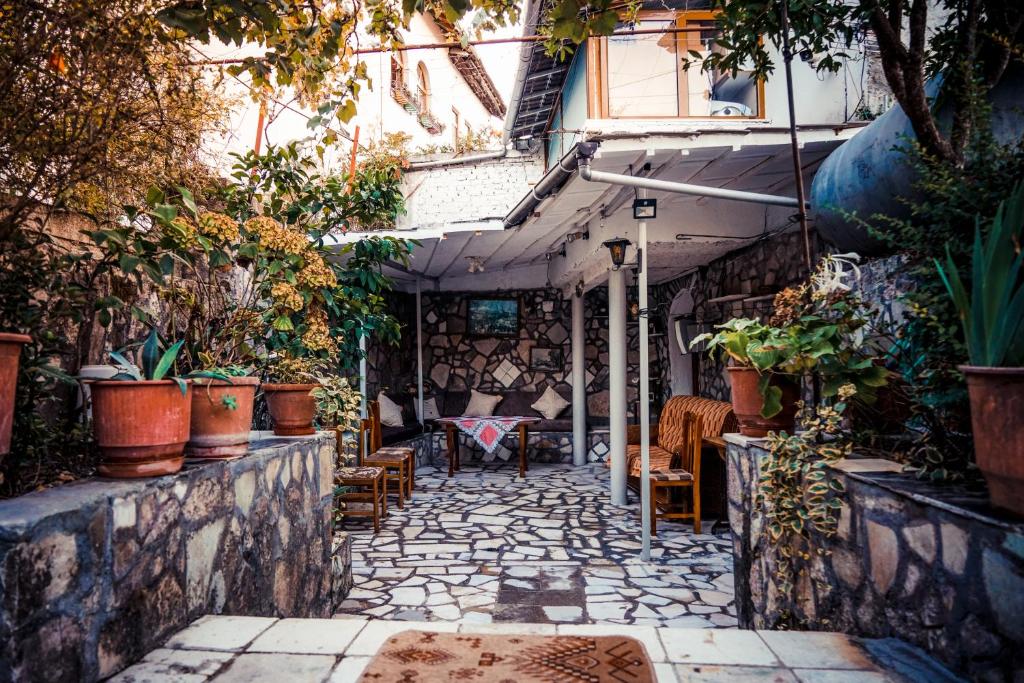 Zahrada ubytování Guesthouse Arber