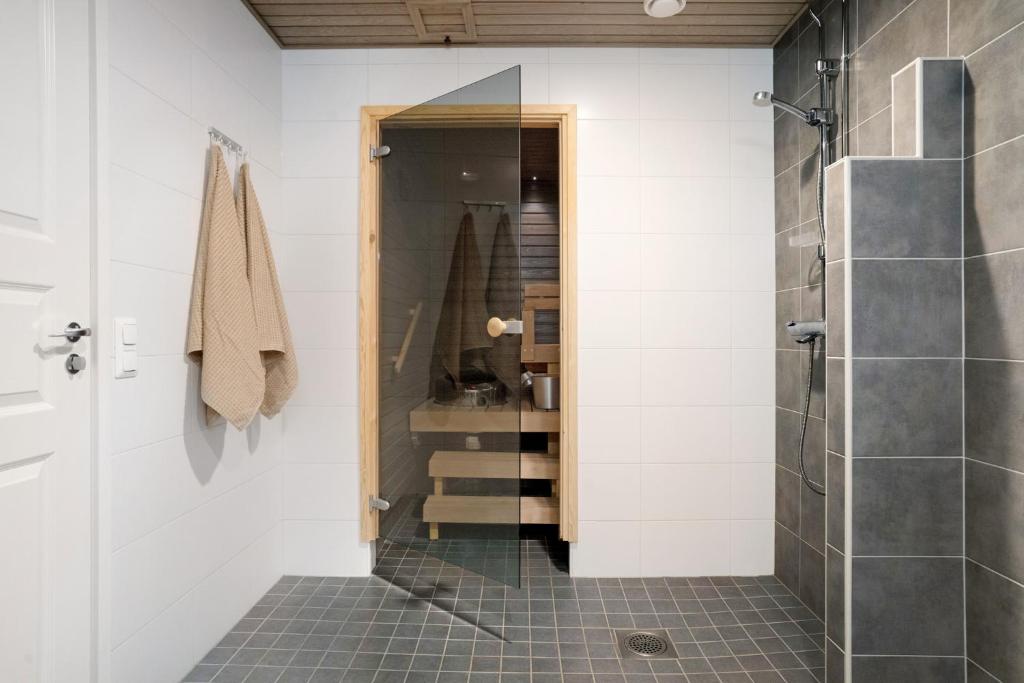 Koupelna v ubytování Aurora Sky Apartment