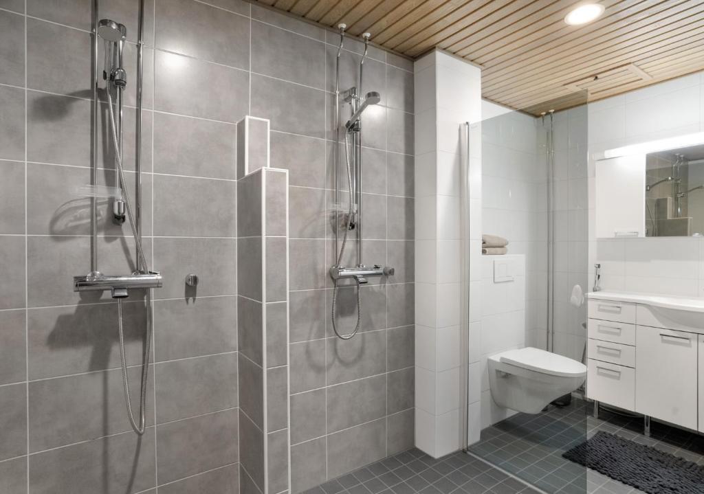 Koupelna v ubytování Aurora Sky Apartment