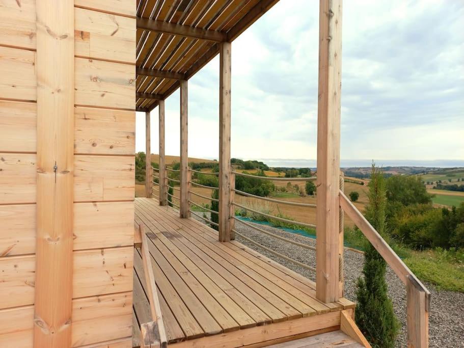 Balkón nebo terasa v ubytování Vue exceptionnelle et sauna à 1h de Toulouse.