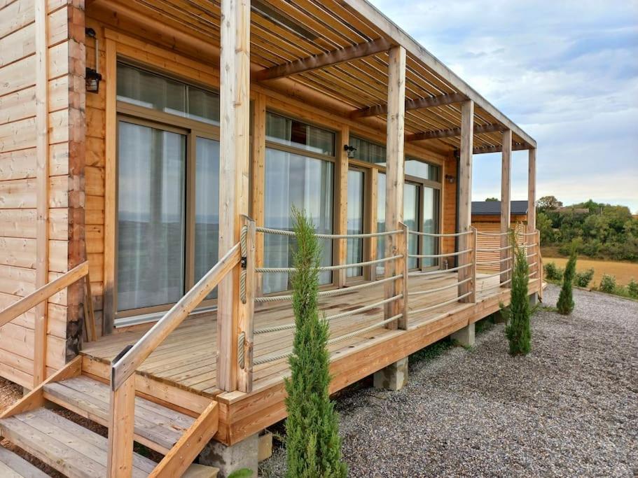 Balkón nebo terasa v ubytování Vue exceptionnelle et sauna à 1h de Toulouse.
