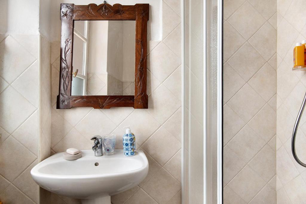 Koupelna v ubytování Casa Cigana