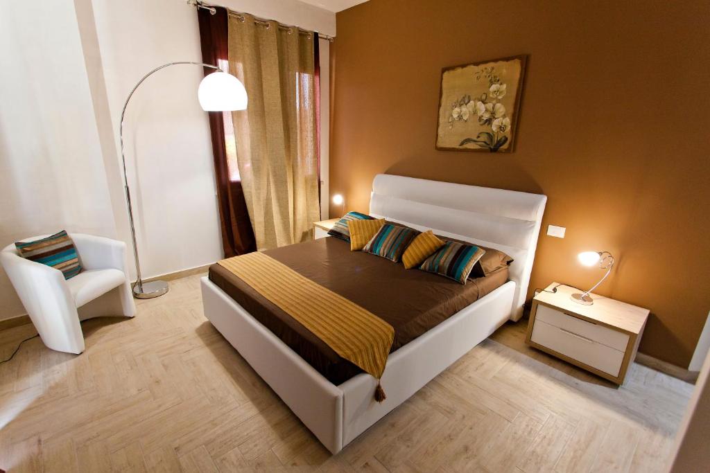 Postel nebo postele na pokoji v ubytování B&B Shining