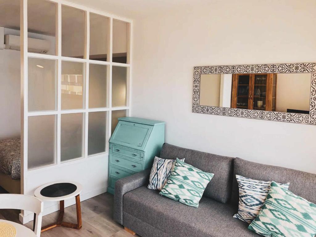 Posezení v ubytování Precioso apartamento en primera línea de playa