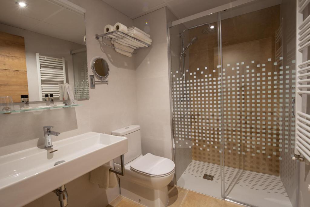 Koupelna v ubytování Hostal Las Grullas