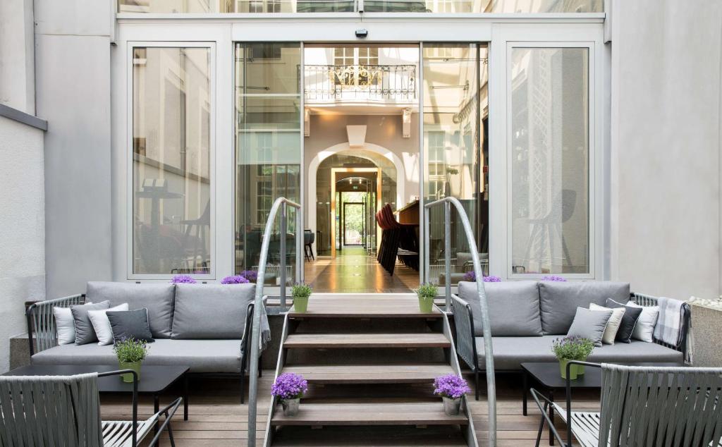 Posezení v ubytování art'otel berlin mitte, Powered by Radisson Hotels