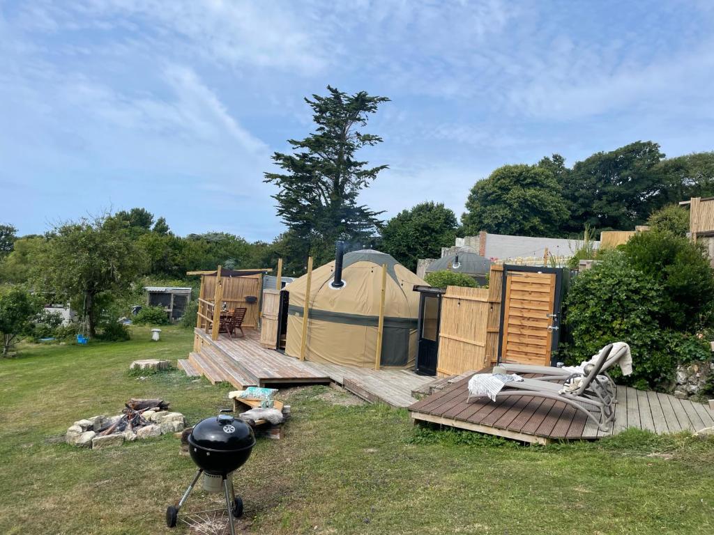 Zahrada ubytování Puckaster Cove Garden Yurt