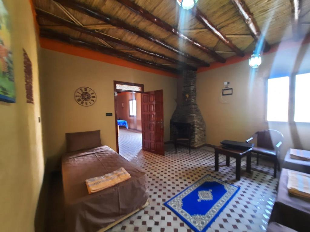 Posezení v ubytování Riad Berber Merzouga