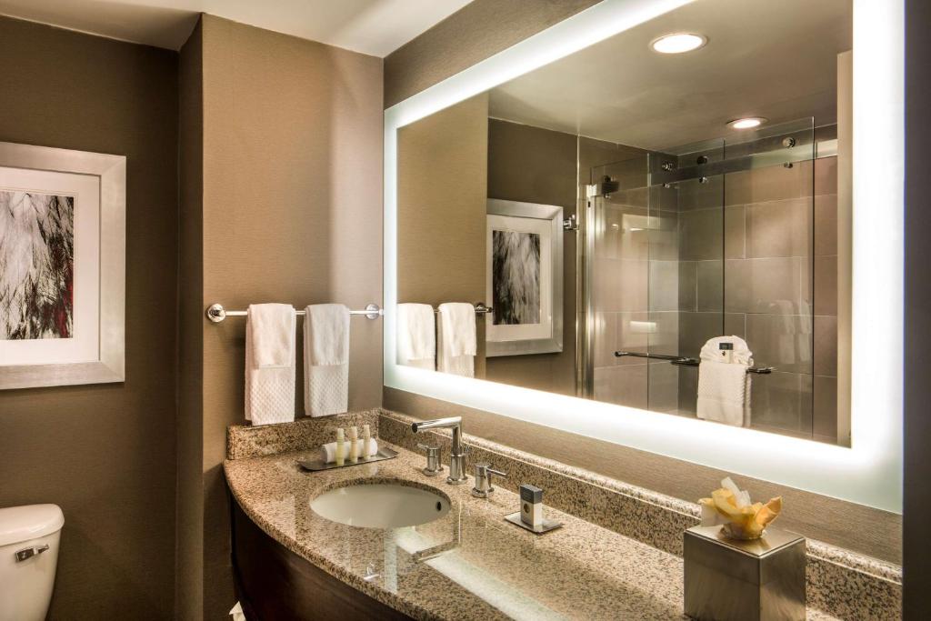 Koupelna v ubytování DoubleTree by Hilton Hotel Largo Washington DC