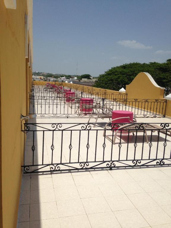 Balkón nebo terasa v ubytování Hotel Plaza Campeche